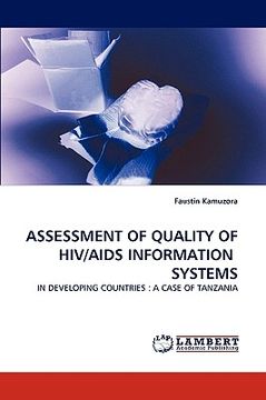 portada assessment of quality of hiv/aids information systems (en Inglés)