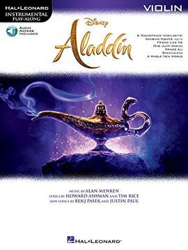portada Aladdin: Instrumental Play-Along Series for Violin 