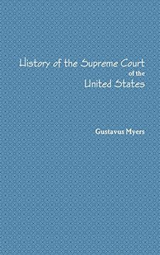 portada History of the Supreme Court Volume I.
