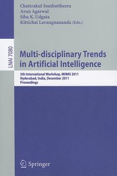 portada multi-disciplinary trends in artificial intelligence