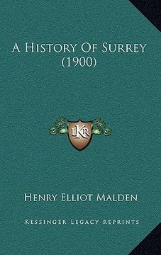 portada a history of surrey (1900) (in English)