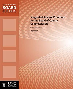 portada Suggested Rules of Procedure for the Board of County Commissioners (in English)