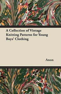 portada a collection of vintage knitting patterns for young boys' clothing