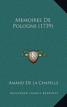 portada Memoires De Pologne (1739) (en Francés)