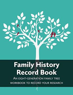 portada Family History Record Book: An 8-Generation Family Tree Workbook to Record Your Research (in English)
