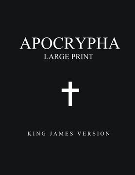 portada Apocrypha (Large Print): King James Version (in English)