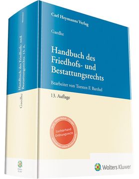 portada Handbuch des Friedhofs- und Bestattungsrecht (en Alemán)