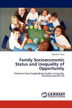 portada family socioeconomic status and inequality of opportunity (en Inglés)