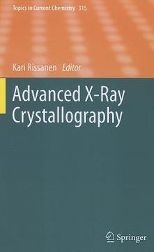 portada advanced x-ray crystallography