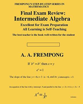 portada Final Exam Review: Intermediate Algebra