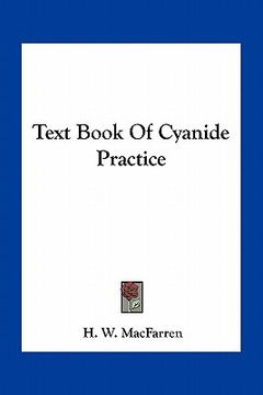 portada text book of cyanide practice (en Inglés)