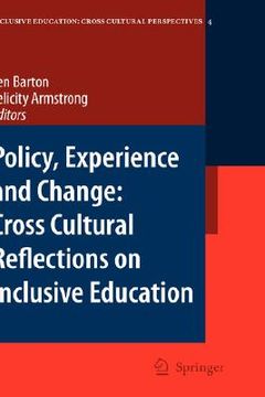 portada policy, experience and change: cross-cultural reflections on inclusive education