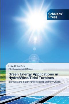 portada Green Energy Applications in Hydro/Wind/Tidal Turbines (en Inglés)
