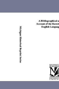 portada a bibliographical and critical account of the rarest books in the english language, vol. 3 (in English)