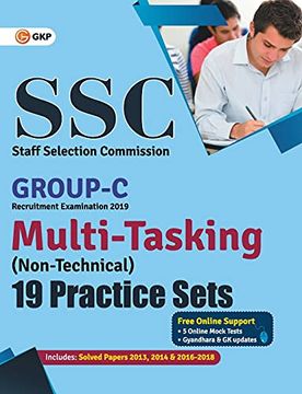 portada Ssc 2019 Group c Multi-Tasking (Non Technical) - 19 Practice Sets (en Inglés)