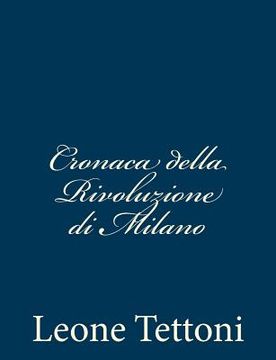 portada Cronaca della Rivoluzione di Milano (en Italiano)