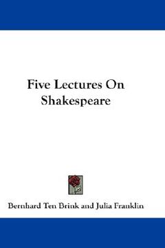 portada five lectures on shakespeare (en Inglés)