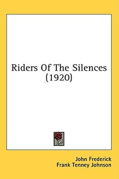 portada riders of the silences (1920) (in English)