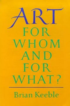 portada Art: For Whom and for What? (en Inglés)