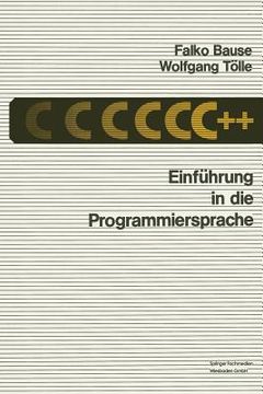 portada Einführung in Die Programmiersprache C++ (in German)