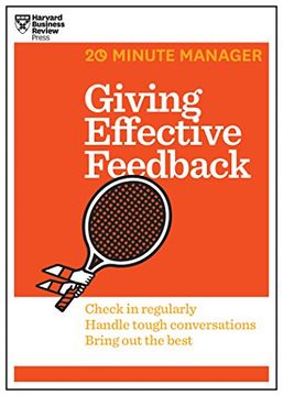 portada Giving Effective Feedback (Hbr 20-Minute Manager Series) (in English)