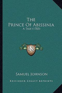 portada the prince of abissinia: a tale (1783) (en Inglés)