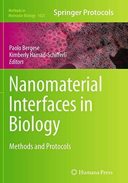 portada Nanomaterial Interfaces in Biology: Methods and Protocols (Methods in Molecular Biology, 1025) (en Inglés)