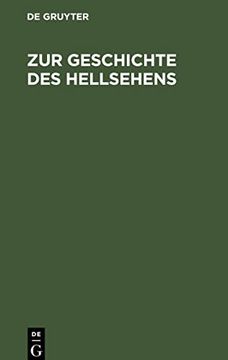 portada Zur Geschichte des Hellsehens (German Edition) [Hardcover ] (en Alemán)