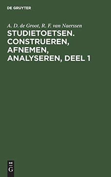 portada Studietoetsen. Construeren, Afnemen, Analyseren, Deel 1 (in Dutch)