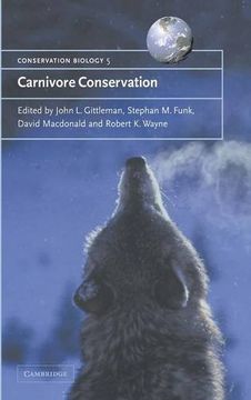 portada Carnivore Conservation Hardback (Conservation Biology) (en Inglés)