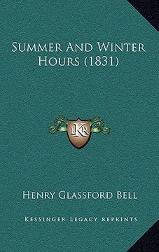 portada summer and winter hours (1831) (en Inglés)