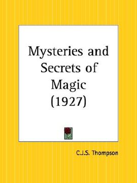 portada mysteries and secrets of magic (en Inglés)