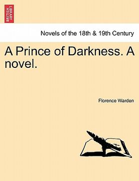 portada a prince of darkness. a novel. (en Inglés)
