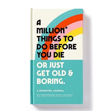 portada A Million Things to do Before you die Prompted Journal (in English)