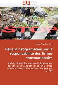 portada Regard Neogramscien Sur La Responsabilite Des Firmes Transnationales