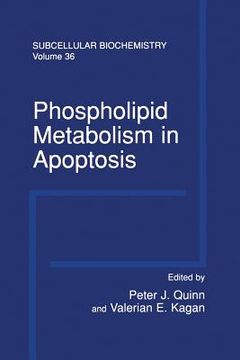 portada Phospholipid Metabolism in Apoptosis (in English)
