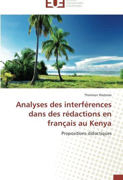 portada Analyses des interférences dans des rédactions en français au Kenya