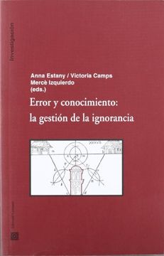 portada Error y Conocimiento - la Gestion de la Ignorancia (la Razon Auria (Comares)) (in Spanish)