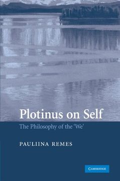 portada Plotinus on Self Paperback (en Inglés)