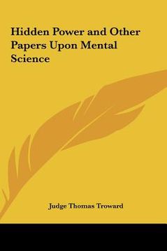 portada hidden power and other papers upon mental science (in English)
