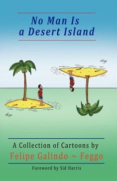 portada no man is a desert island. a collection of cartoons (in English)