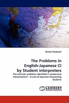 portada the problems in english-japanese ci by student interpreters (in English)