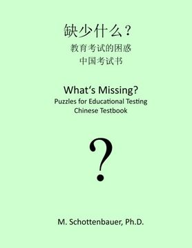 portada What's Missing?  Puzzles for Educational Testing: Chinese Testbook