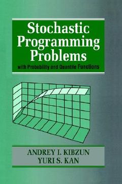 portada stochastic programming problems with probability and quantile functions (in English)