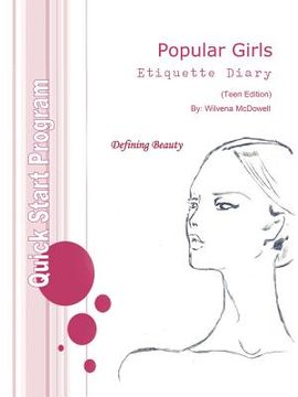 portada popular girls etiquette diary (en Inglés)