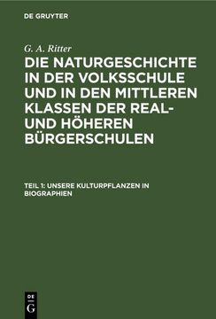 portada Unsere Kulturpflanzen in Biographien (en Alemán)
