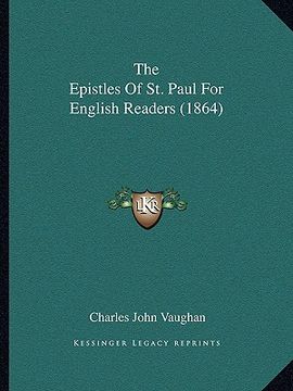 portada the epistles of st. paul for english readers (1864) (en Inglés)