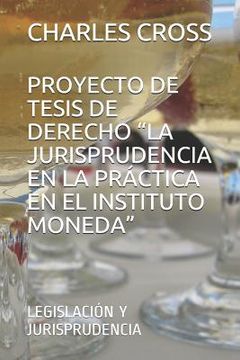 portada Proyecto de Tesis de Derecho "la Jurisprudencia En La Práctica En El Instituto Moneda": Legislación Y Jurisprudencia