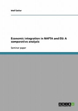 portada economic integration in nafta and eu: a comparative analysis (en Inglés)
