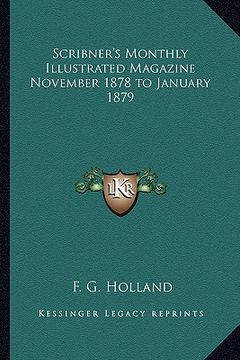 portada scribner's monthly illustrated magazine november 1878 to january 1879 (en Inglés)